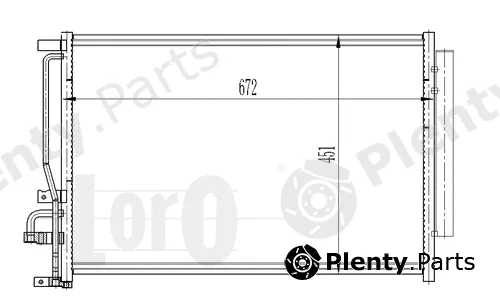Abakus 037-016-0039 — Condenser, air conditioning