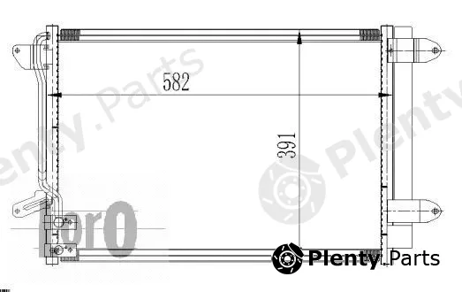 Abakus 053-016-0001 — Condenser, air conditioning