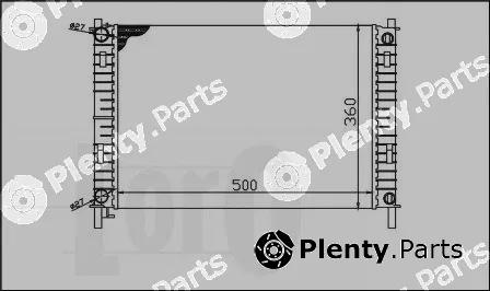 Abakus 017-017-0017 — Radiator, engine cooling