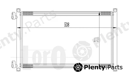 Abakus 016-016-0015 — Condenser, air conditioning