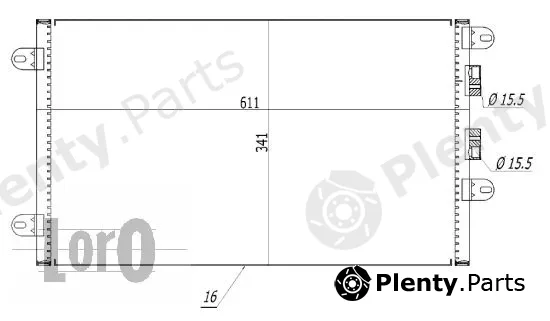 Abakus 002-016-0004 — Condenser, air conditioning