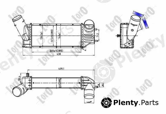 Abakus 009-018-0012 — Charge Air Cooler