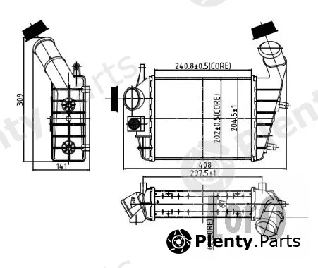 Abakus 002-018-0002 — Charge Air Cooler