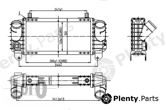 Abakus 003-018-0009 — Charge Air Cooler