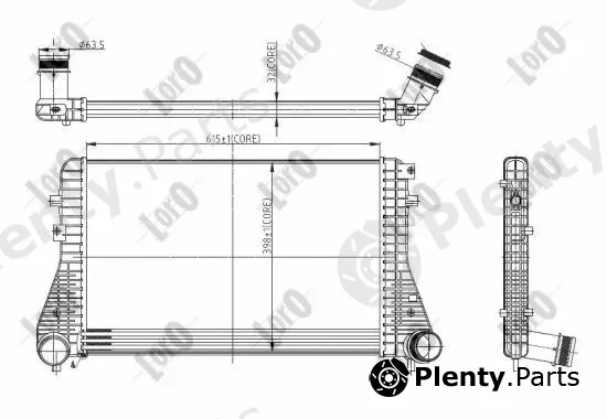 Abakus 053-018-0013 — Charge Air Cooler