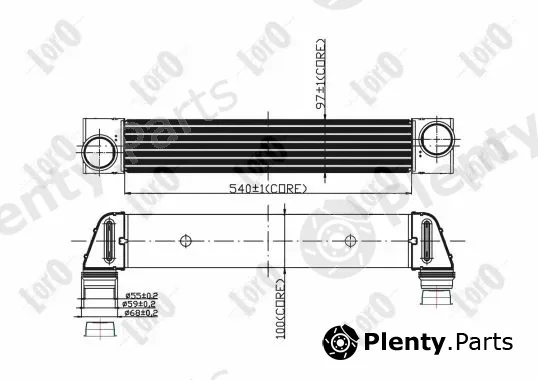 Abakus 004-018-0008 — Charge Air Cooler
