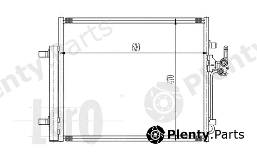 Abakus 017-016-0016 — Condenser, air conditioning