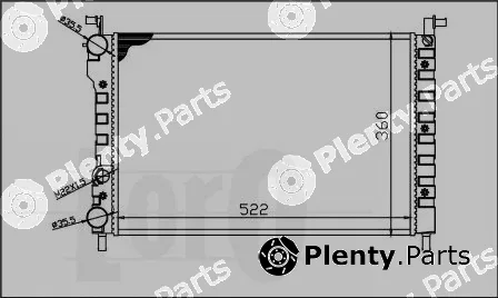 Abakus 016-017-0010 — Radiator, engine cooling