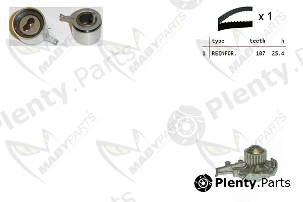Mabyparts OBKWP0077 — Water Pump & Timing Belt Kit