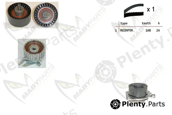 Mabyparts OBKWP0157 — Water Pump & Timing Belt Kit