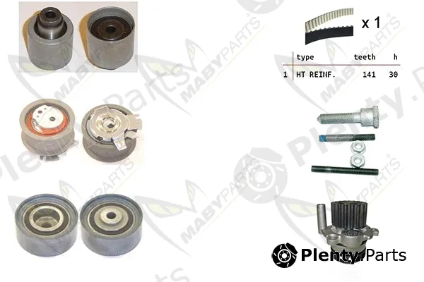 Mabyparts OBKWP0083 — Water Pump & Timing Belt Kit