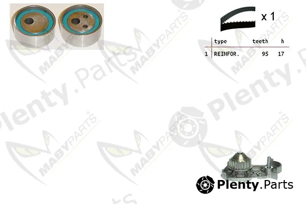 Mabyparts OBKWP0147 — Water Pump & Timing Belt Kit