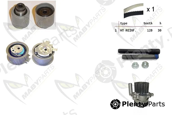 Mabyparts OBKWP0064 — Water Pump & Timing Belt Kit