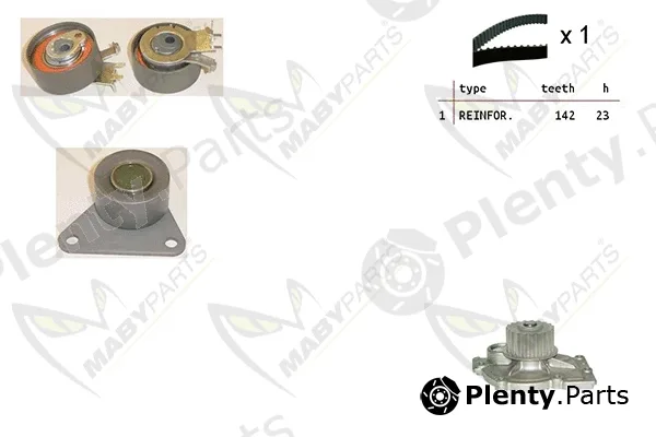 Mabyparts OBKWP0153 — Water Pump & Timing Belt Kit