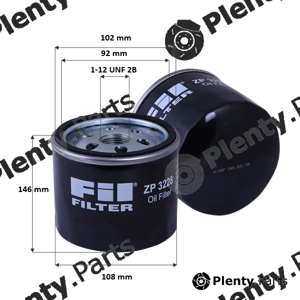 Fil Filter ZP3228A — Oil Filter