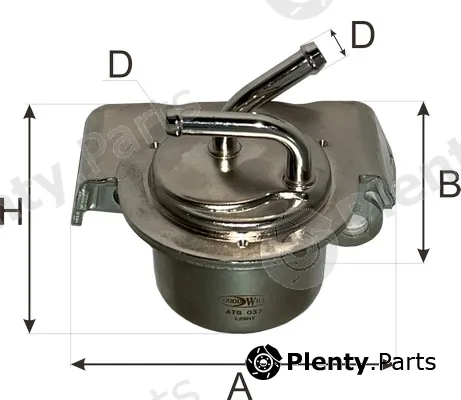 Goodwill ATG037 — Oil filter, automated manual transmission (AMT)