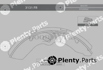 Goodwill 3131FR — Brake Kit, drum brake