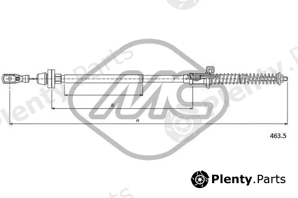 Metalcaucho 81527 — Accelerator Cable