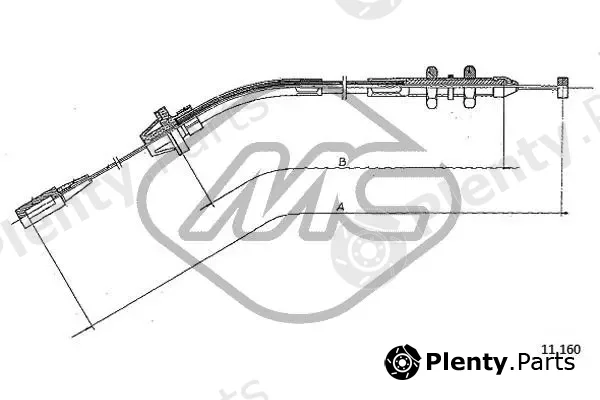 Metalcaucho 80671 — Accelerator Cable