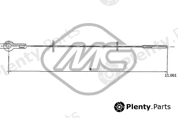 Metalcaucho 83779 — Accelerator Cable
