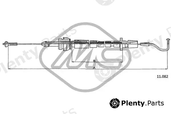 Metalcaucho 83795 — Accelerator Cable