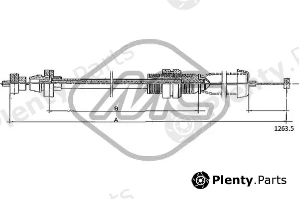 Metalcaucho 81472 — Accelerator Cable