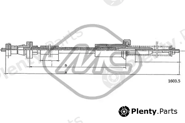 Metalcaucho 81424 — Accelerator Cable