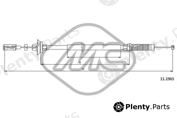 Metalcaucho 80899 — Accelerator Cable