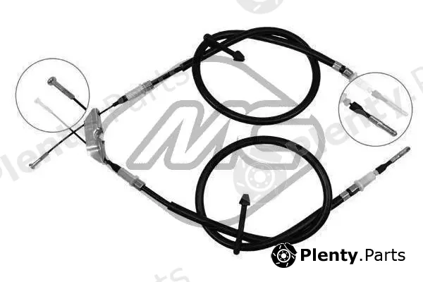 Metalcaucho 83218 — Cable Pull, parking brake