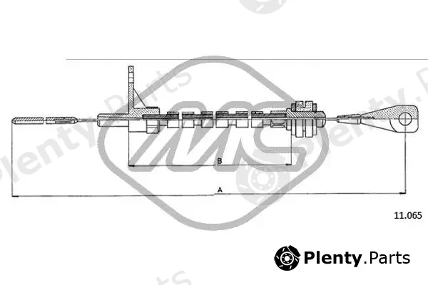 Metalcaucho 83814 — Accelerator Cable