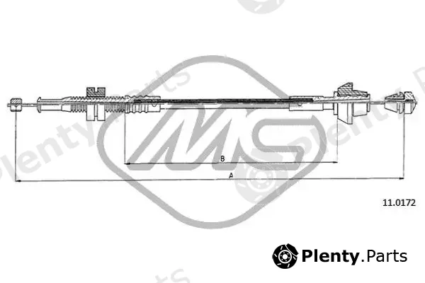 Metalcaucho 81907 — Accelerator Cable