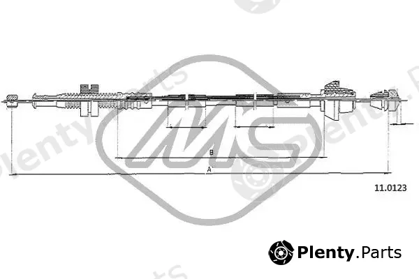 Metalcaucho 81903 — Accelerator Cable