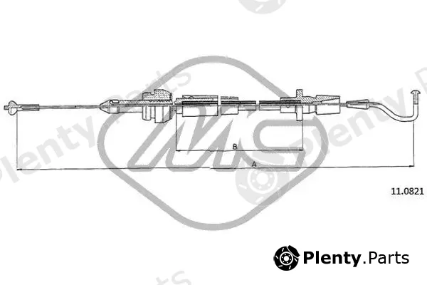 Metalcaucho 83827 — Accelerator Cable