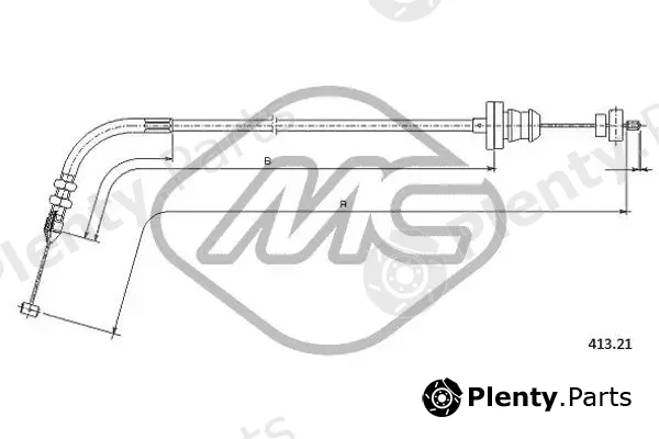 Metalcaucho 81542 — Accelerator Cable