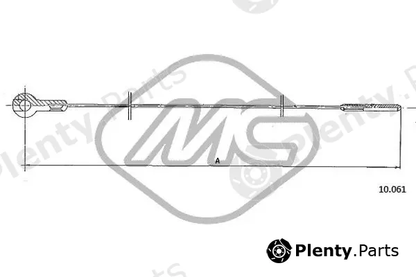 Metalcaucho 83780 — Accelerator Cable
