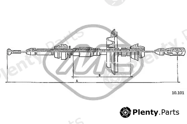 Metalcaucho 80601 — Accelerator Cable