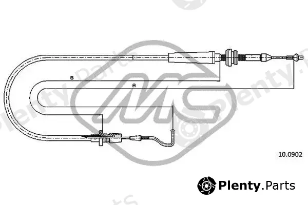 Metalcaucho 83274 — Accelerator Cable