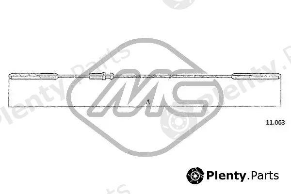 Metalcaucho 83812 — Accelerator Cable