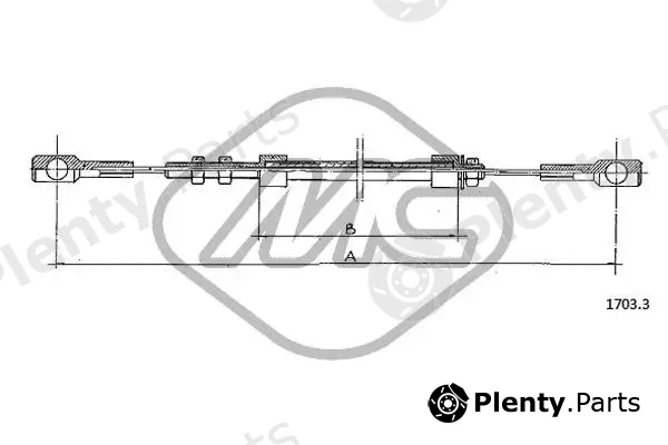 Metalcaucho 81469 — Accelerator Cable
