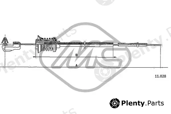 Metalcaucho 83135 — Accelerator Cable