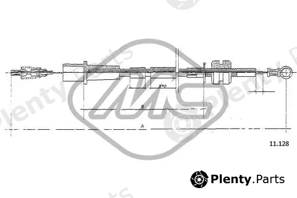 Metalcaucho 82575 — Accelerator Cable