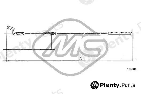 Metalcaucho 83809 — Accelerator Cable