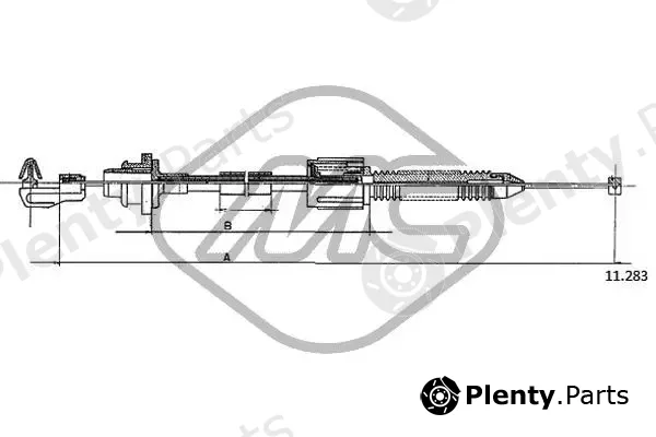 Metalcaucho 83178 — Accelerator Cable