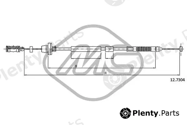 Metalcaucho 81563 — Accelerator Cable