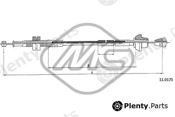Metalcaucho 81910 — Accelerator Cable