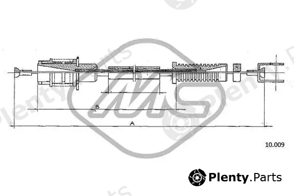 Metalcaucho 80877 — Accelerator Cable
