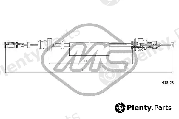 Metalcaucho 81552 — Accelerator Cable