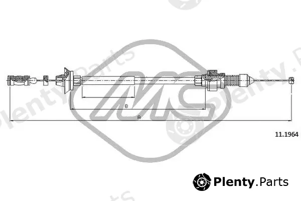 Metalcaucho 80900 — Accelerator Cable