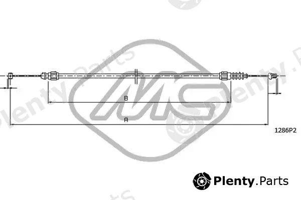 Metalcaucho 81610 — Bonnet Cable