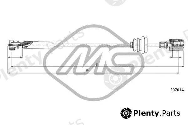Metalcaucho 81242 — Speedometer Cable
